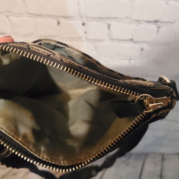 Coach leather and canvas crossbody purse - Picture 4 of 8